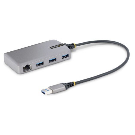 StarTech.com 3-Port Usb Hub With Ethernet - USB hub med Ethernet